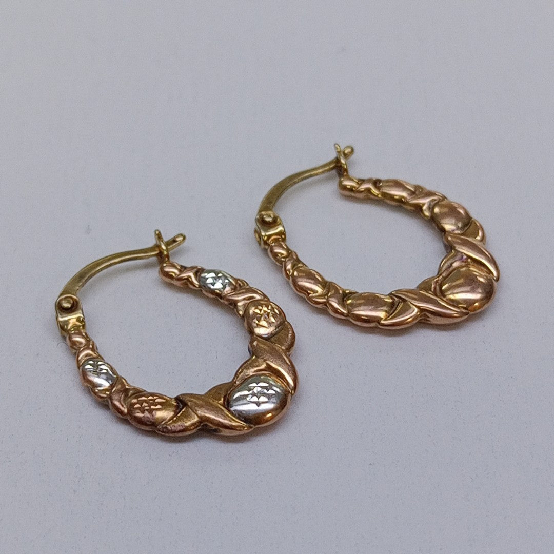 ARRACADAS PAR ORO 10 K 1,20 GRMS (SEMINUEVO)