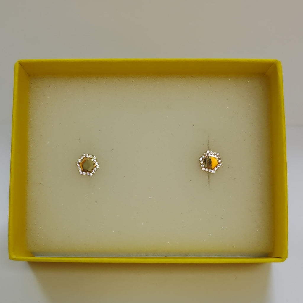 BROQUELES ORO 14K 1.4 (NUEVO)