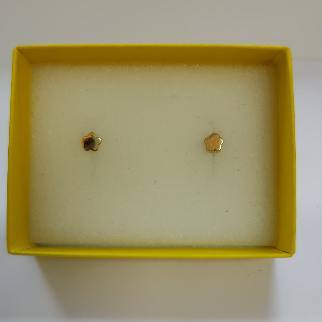 BROQUELES ORO 14K 1 (NUEVO)