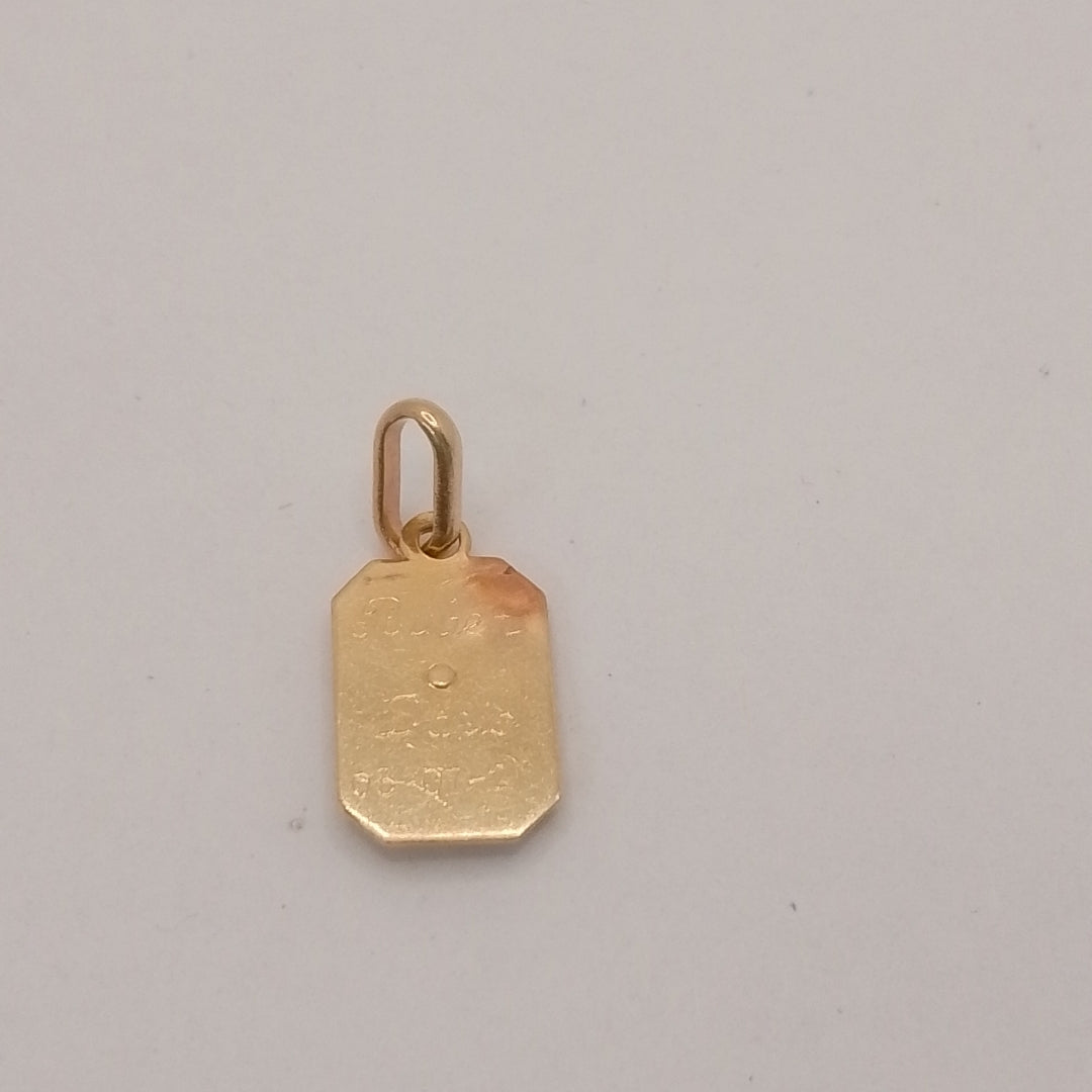 MEDALLA RELIGIOSA ORO 14 K 2 GRMS (SEMINUEVO)
