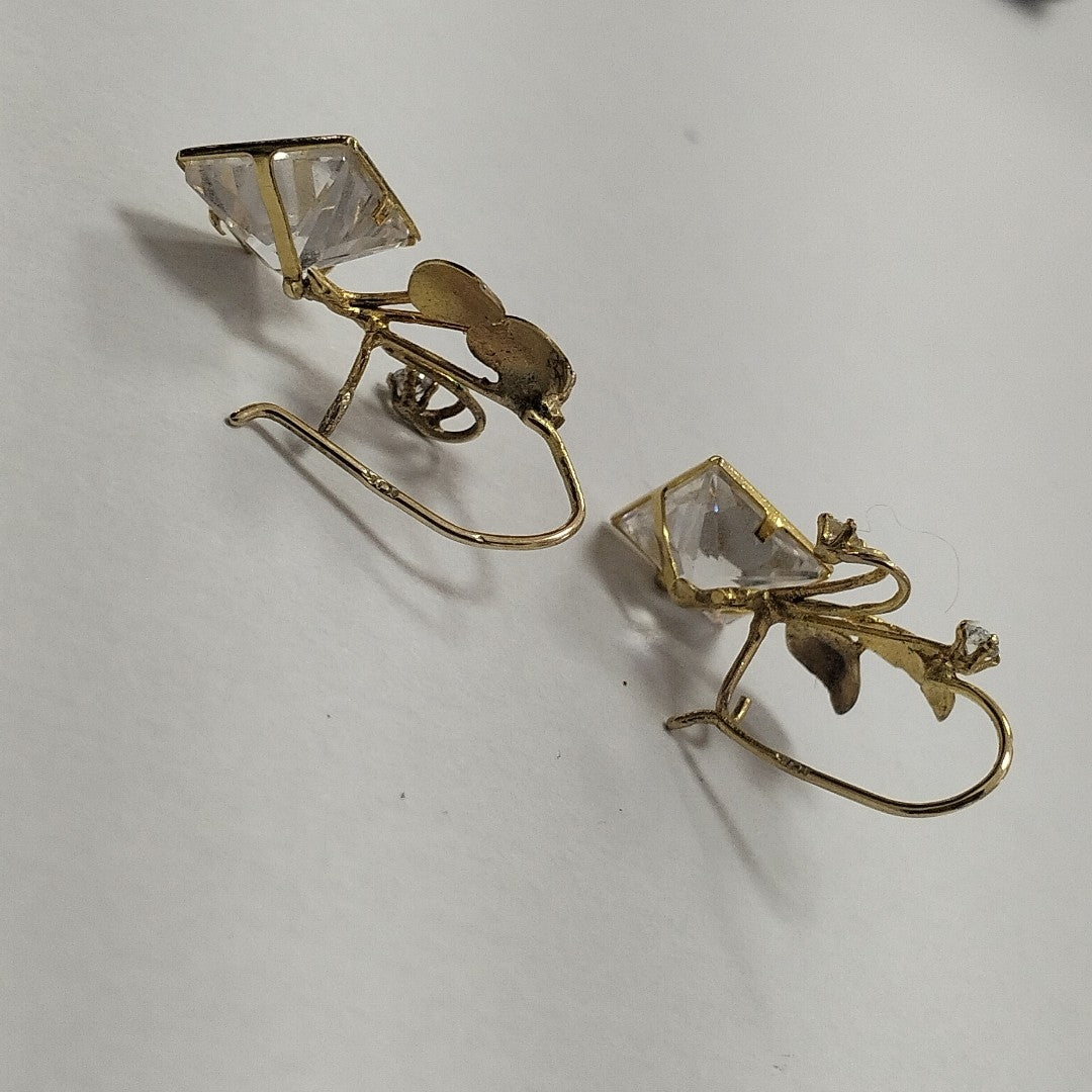 ARETES PAR ORO 10 K 3.1 GRMS (SEMINUEVO)