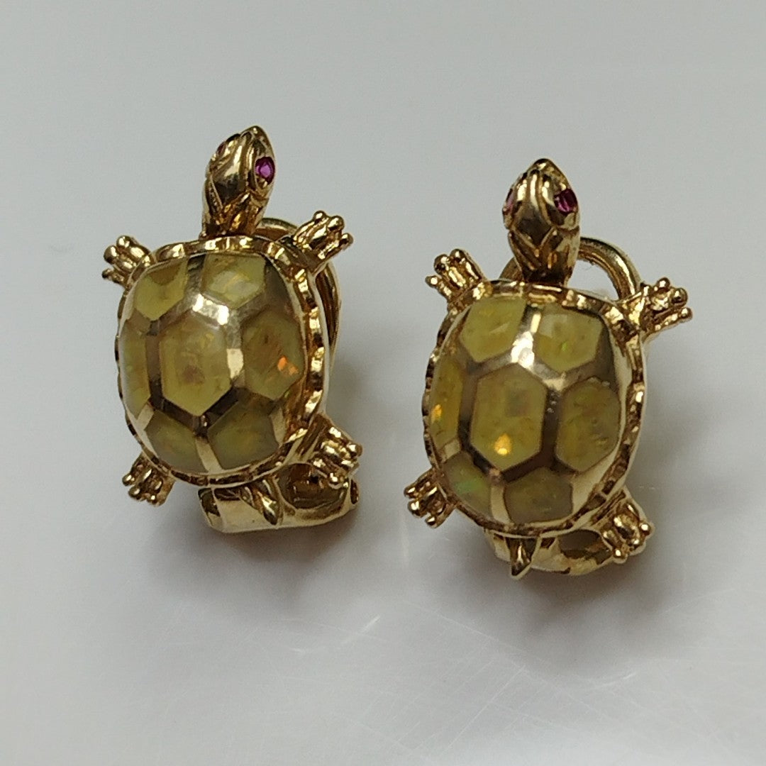 ARETES PAR ORO 14 K 5.8 GRMS (SEMINUEVO)