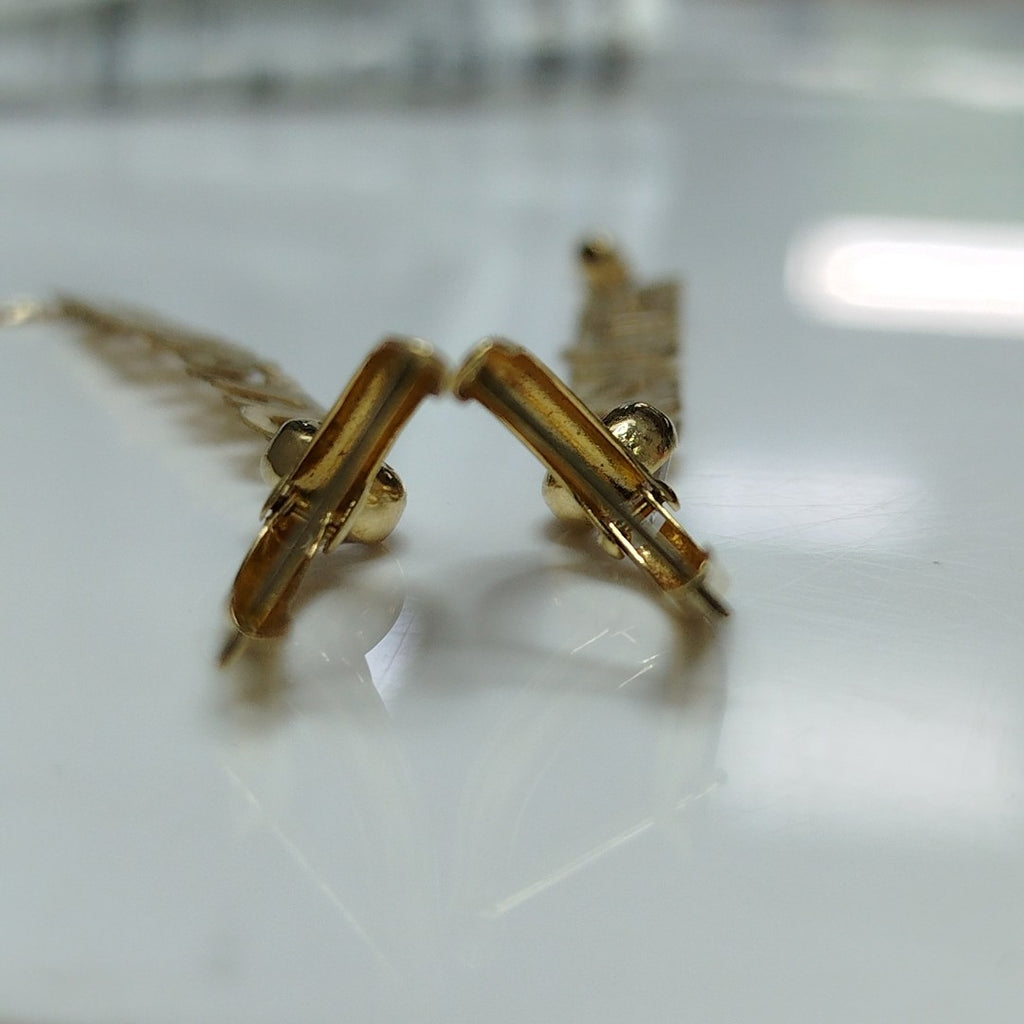 ARETES PAR ORO 14 K 2.9 GRMS (SEMINUEVO)