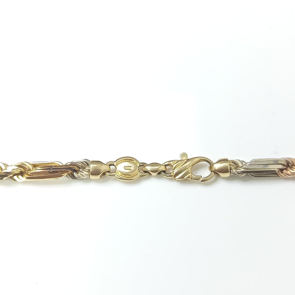 CADENA ORO, ORO COMBINADO 14 K 71.4 GRMS (SEMINUEVO)