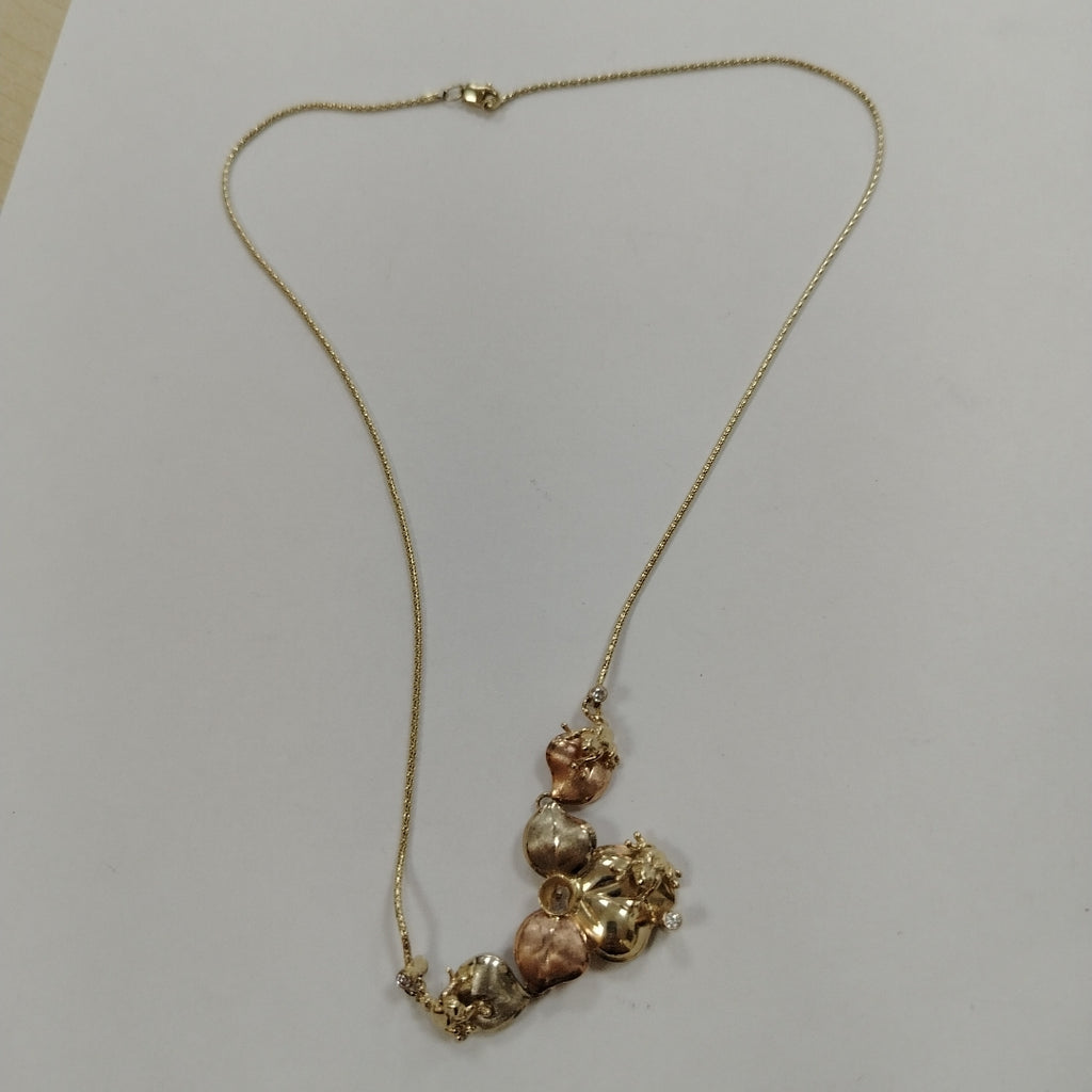 GARGANTILLA ORO, ORO COMBINADO 14 K 8.4 GRMS (SEMINUEVO)