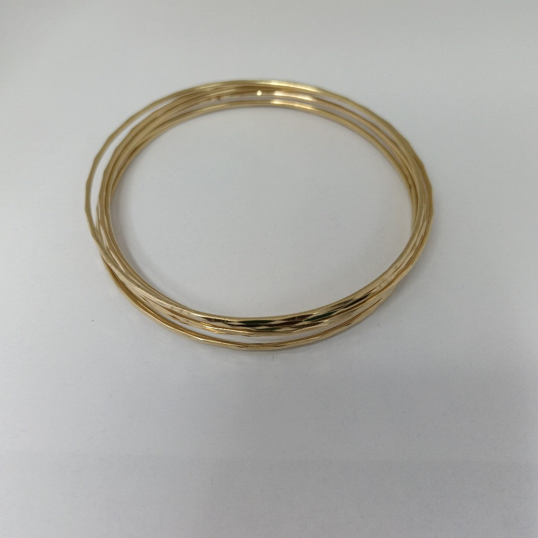 SEMANARIO DE PULSERAS ORO 14 K 23.5 GRMS (SEMINUEVO)