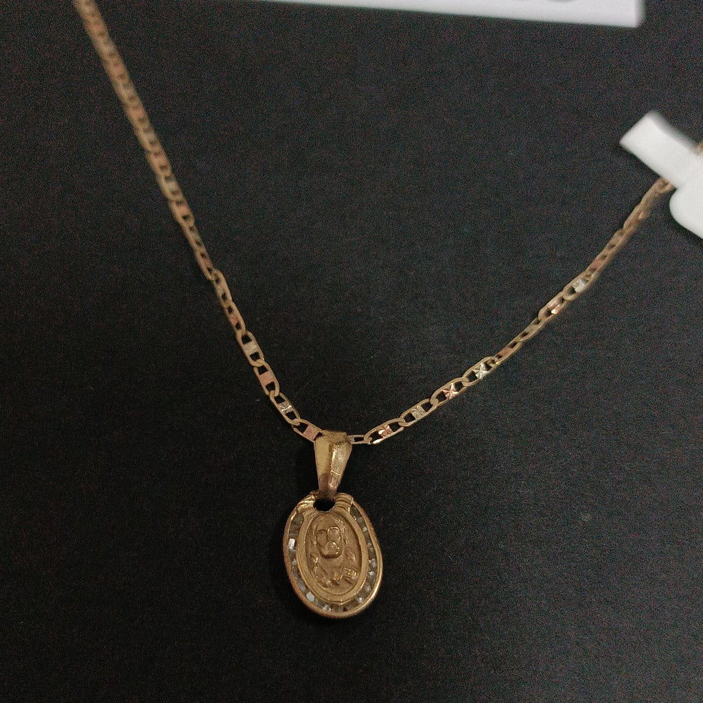 CADENA, DIJE ORO 10 K 1.5 GRMS (SEMINUEVO)