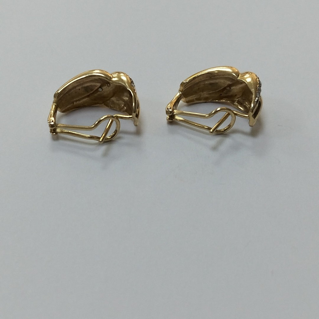 ARETES PAR ORO 14 K 11.4 GRMS (SEMINUEVO)