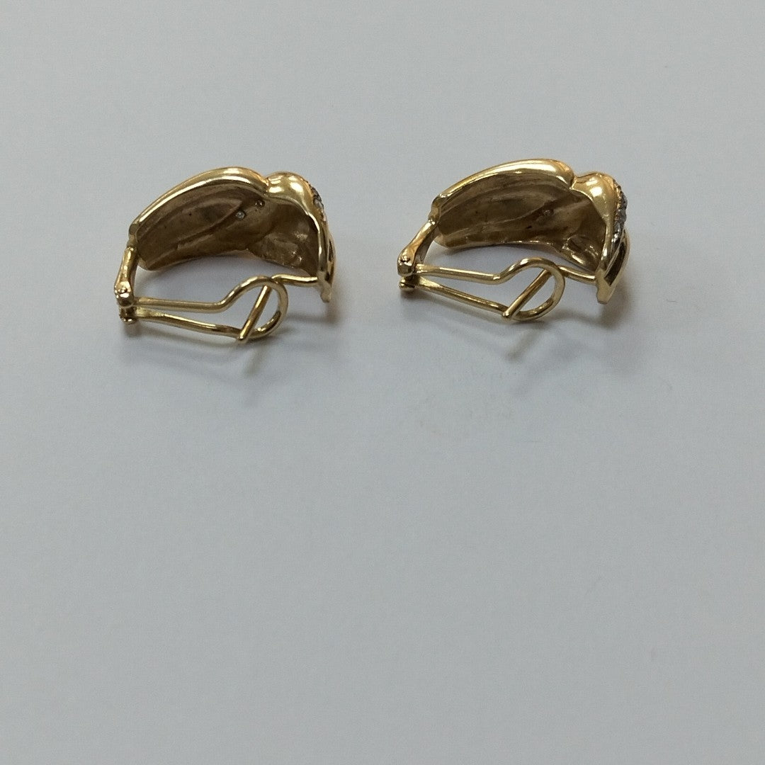 ARETES PAR ORO 14 K 11.4 GRMS (SEMINUEVO)