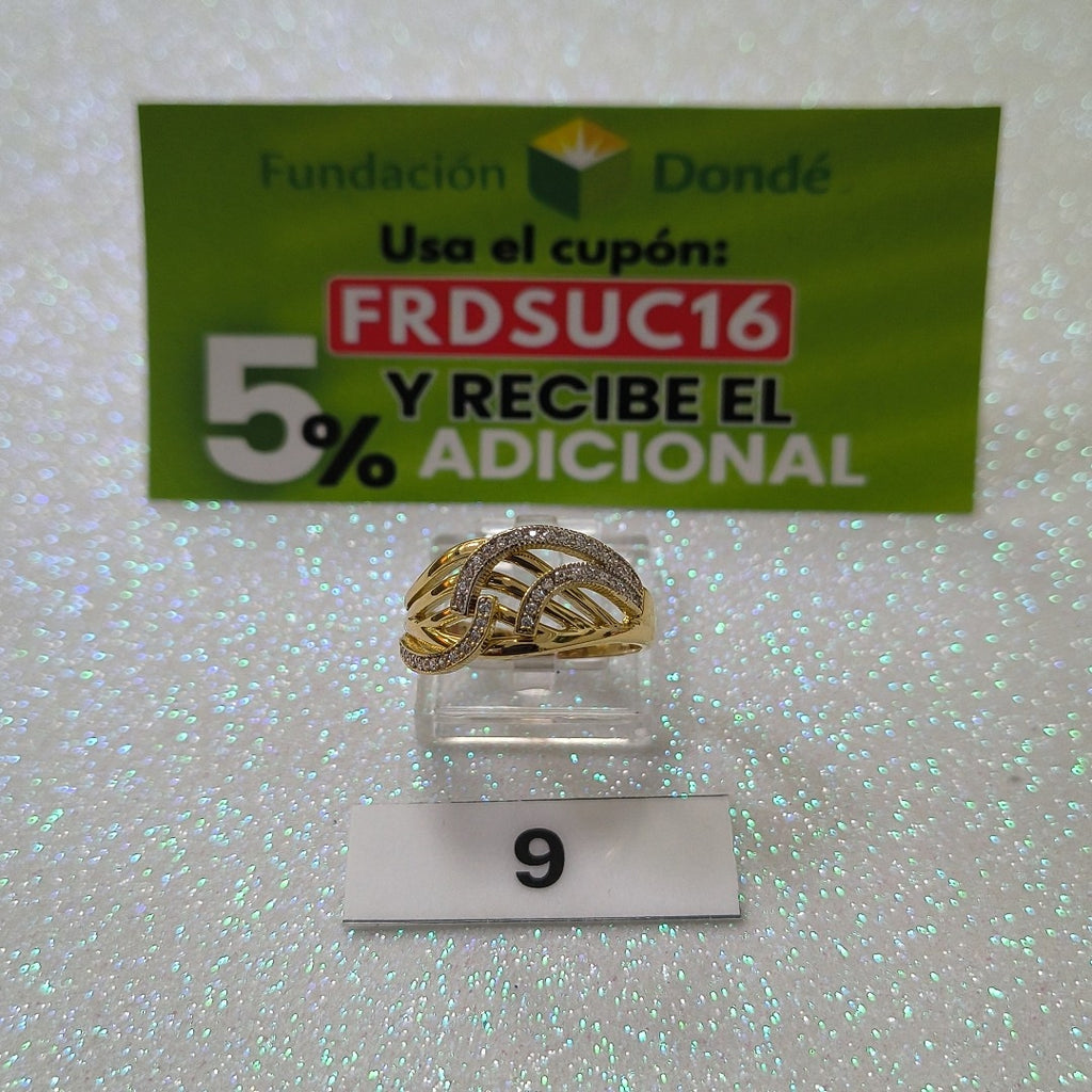 ANILLO ORO 14 K 3.9 GRMS (SEMINUEVO)