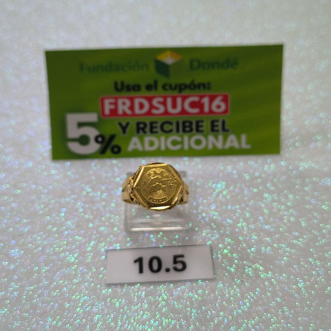 ANILLO ORO 10 K 4,30 GRMS (SEMINUEVO)