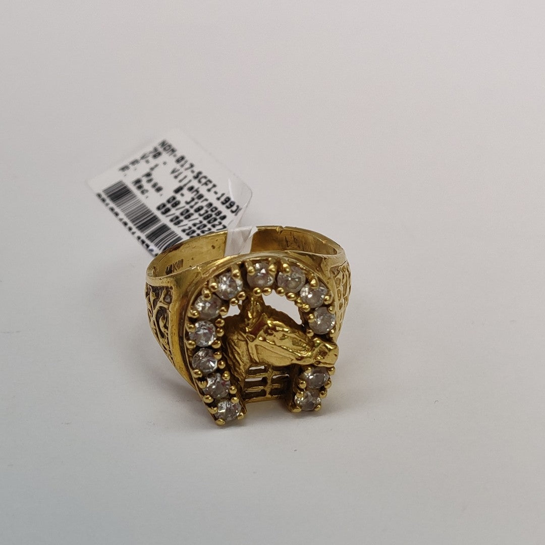 ANILLO ORO 14 K 9.5 GRMS (SEMINUEVO)