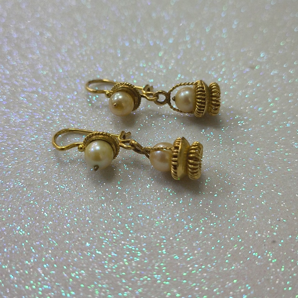ARETES PAR ORO 10 K 6.7 GRMS (SEMINUEVO)