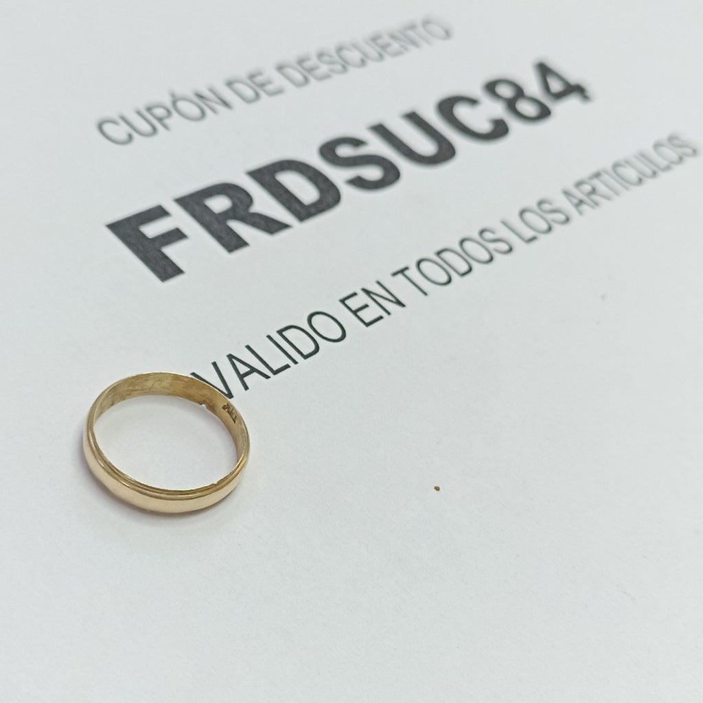ARGOLLA ORO 10 K 1.8 GRMS (SEMINUEVO)