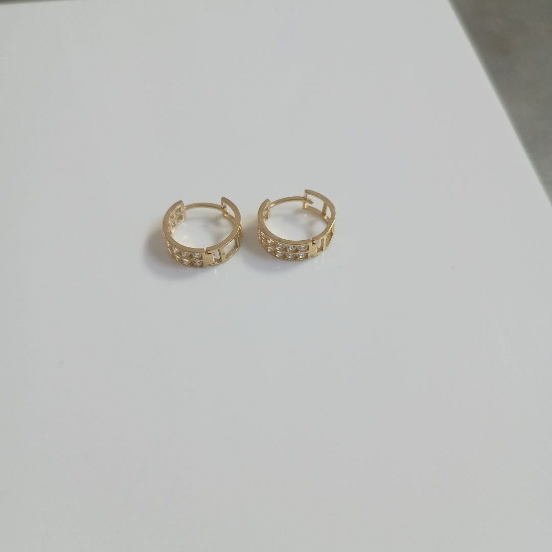 ARETES PAR ORO 10 K 2.4 GRMS (SEMINUEVO)