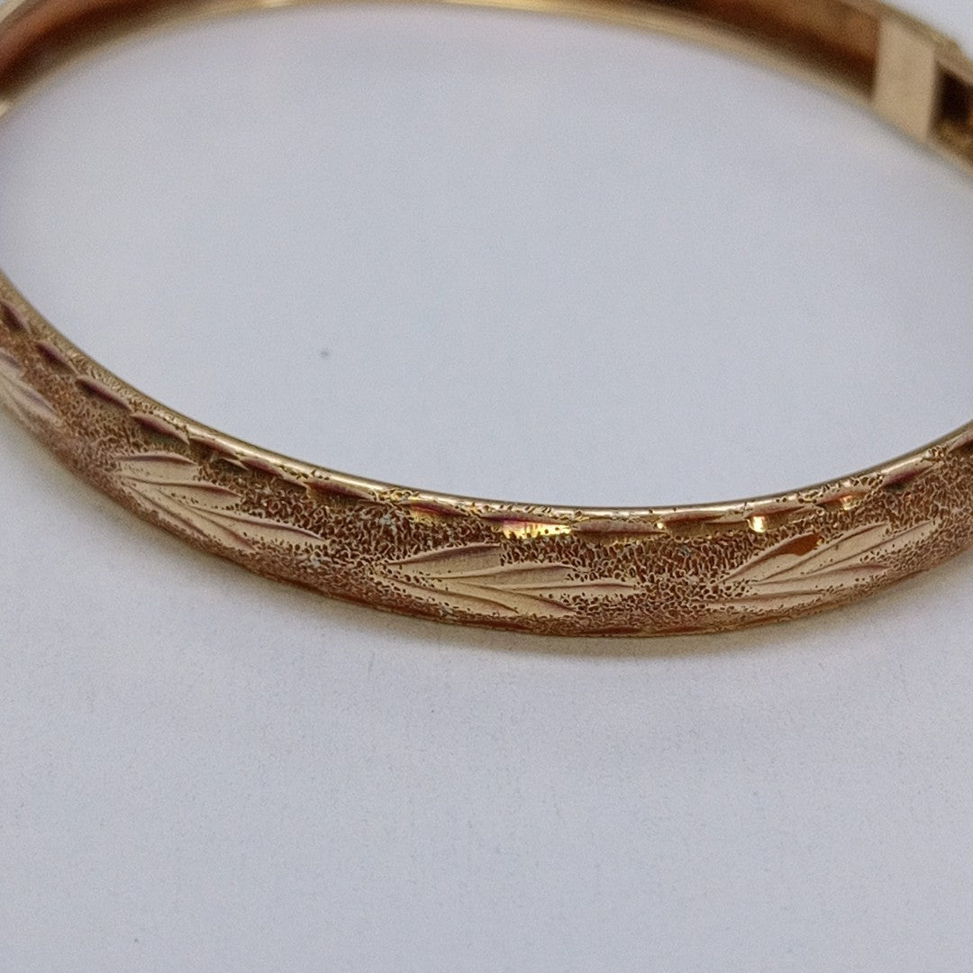 PULSERA RIGIDA ORO 14 K 4.9 GRMS (SEMINUEVO)