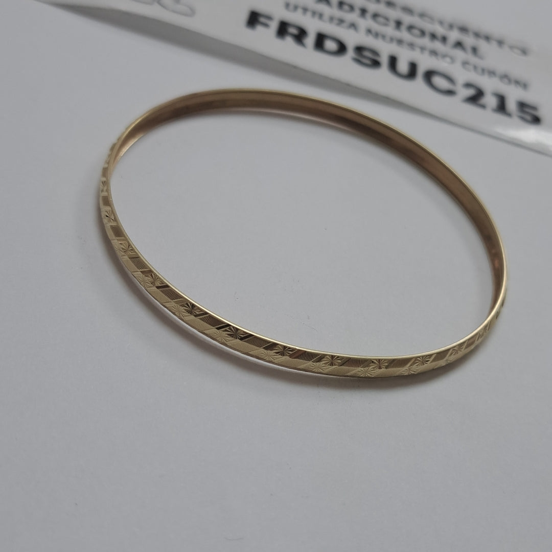 PULSERA RIGIDA ORO 10 K 4,00 GRMS (SEMINUEVO)