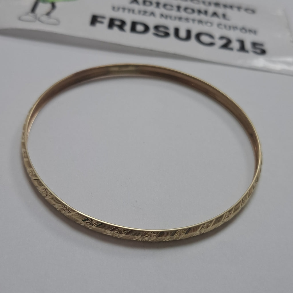 PULSERA RIGIDA ORO 10 K 3,90 GRMS (SEMINUEVO)