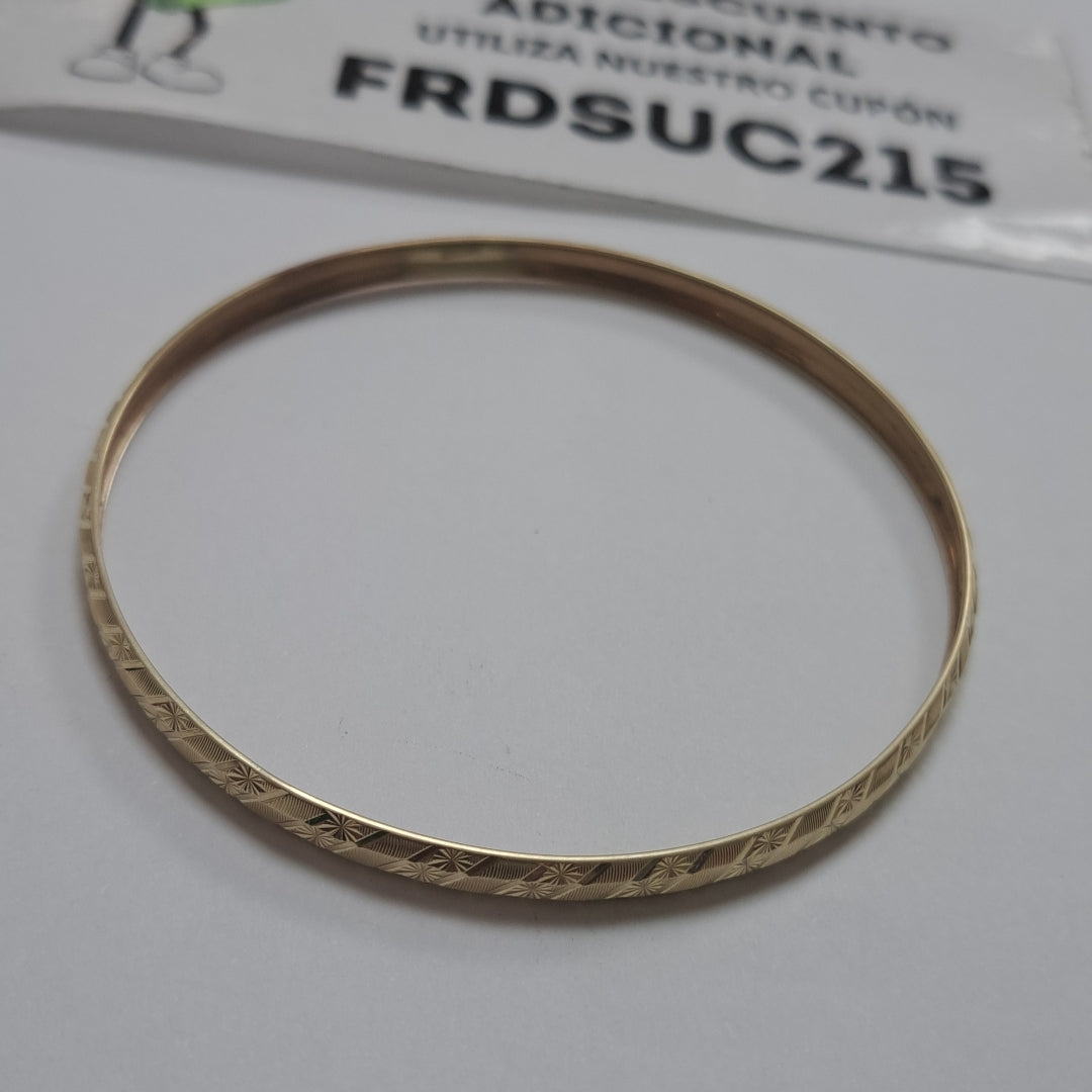 PULSERA RIGIDA ORO 10 K 3,90 GRMS (SEMINUEVO)