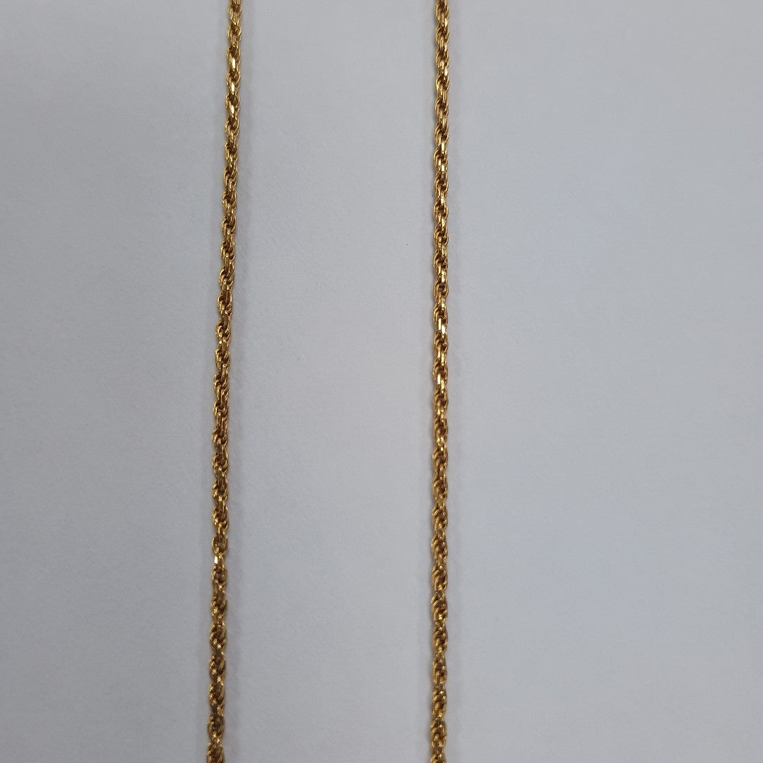CADENA ORO 14 K 4.5 GRMS (SEMINUEVO)