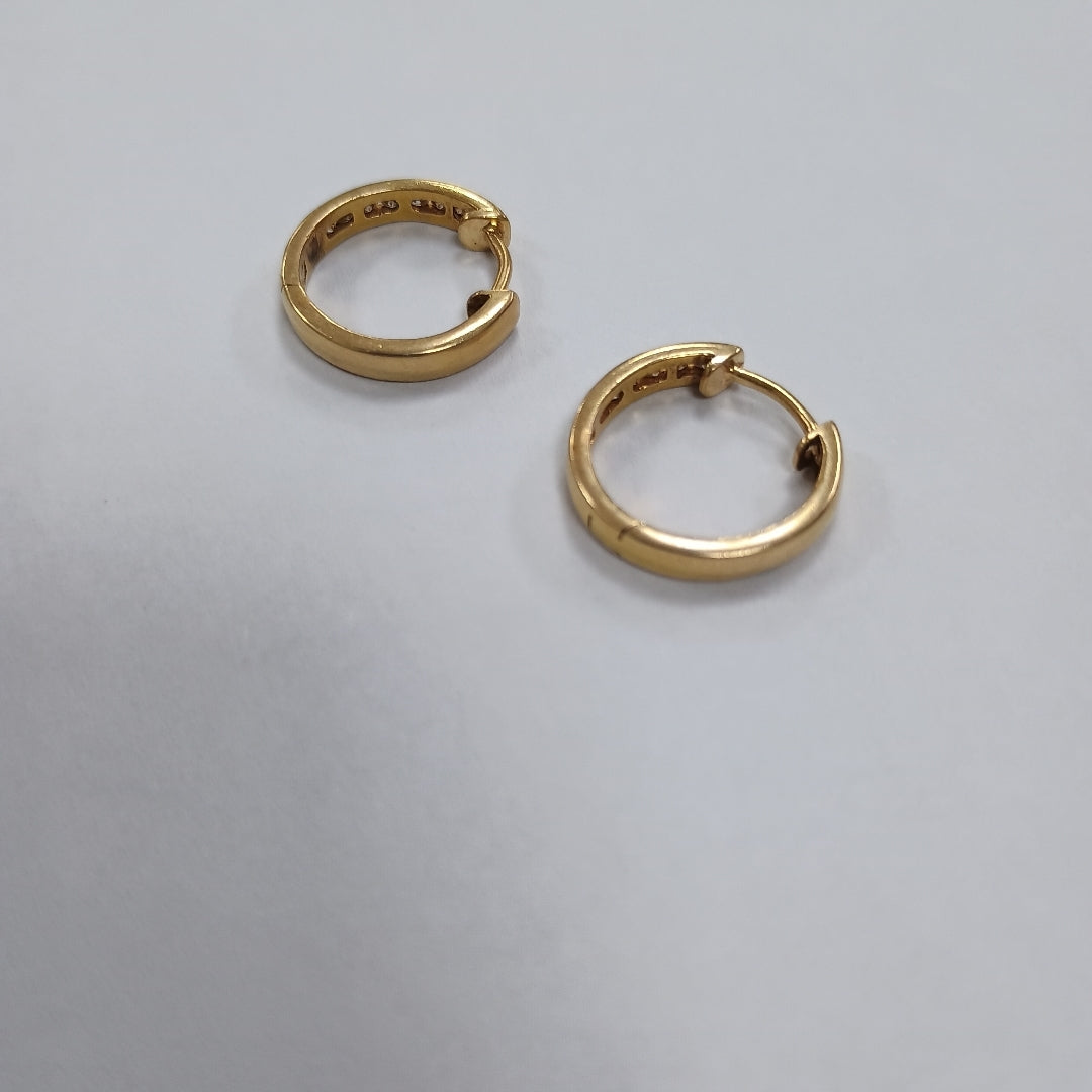 ARRACADAS PAR ORO 14 K 3.1 GRMS (SEMINUEVO)