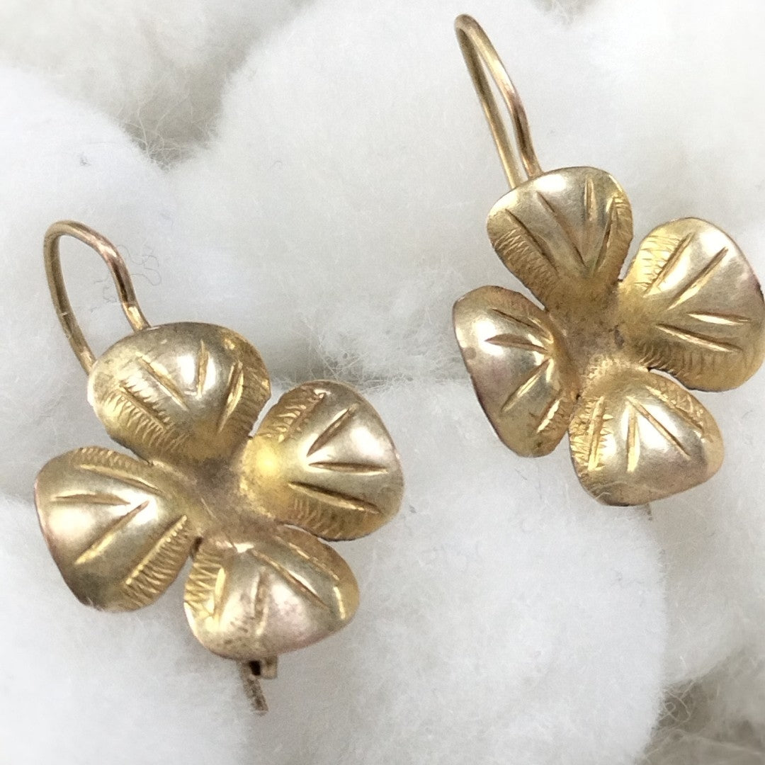ARETES PAR ORO 10 K 1.4 GRMS (SEMINUEVO)