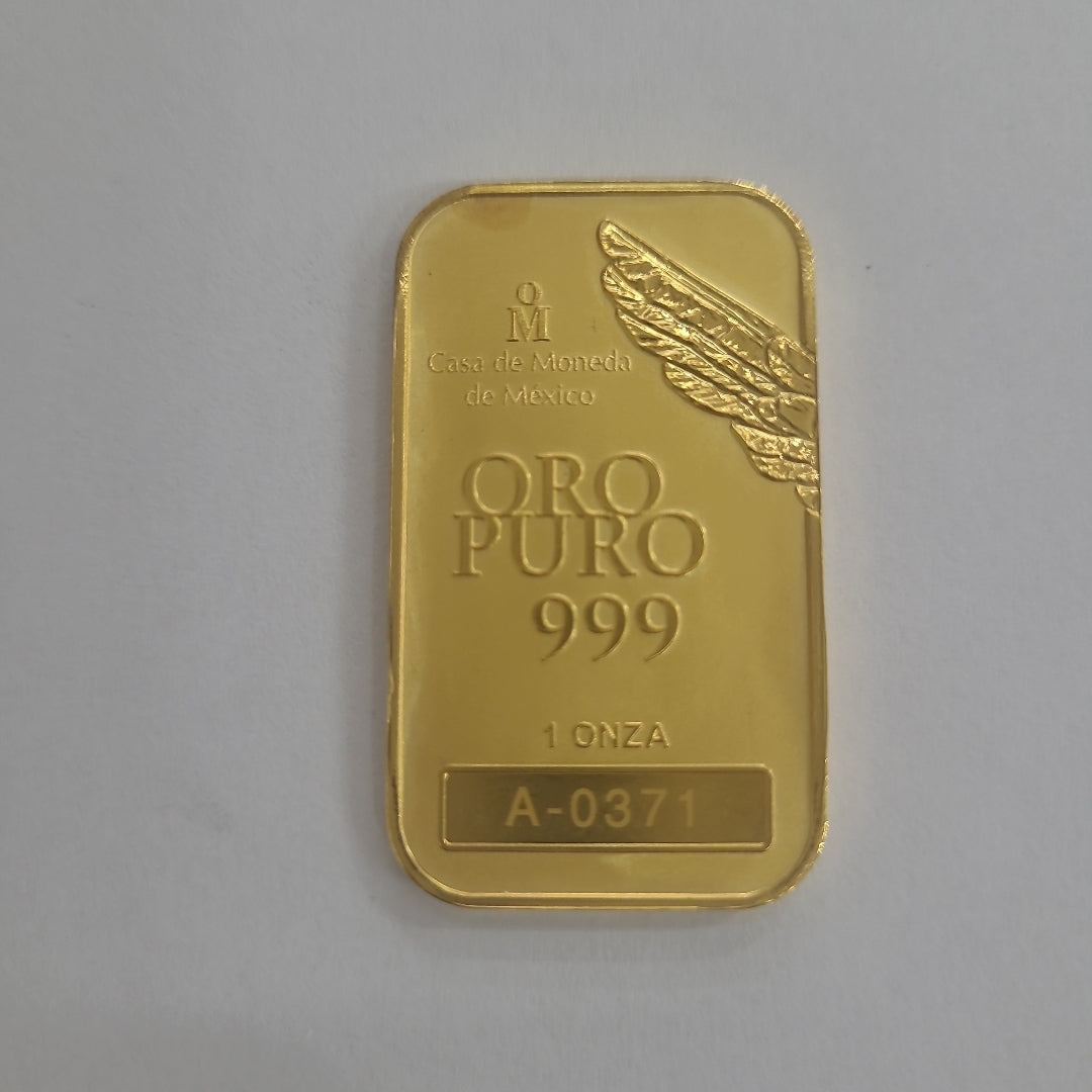 K1 31,10 GRMS 24K IDENTIFICACIÓN OTRO ONZAS CRED SUIZO 1 ONZA 0.999 MA (SEMINUEVO)