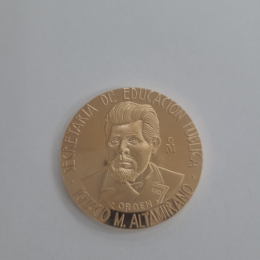 MEDALLA CONMEMORATIVA ORO 21 K 41,90 GRMS (SEMINUEVO)