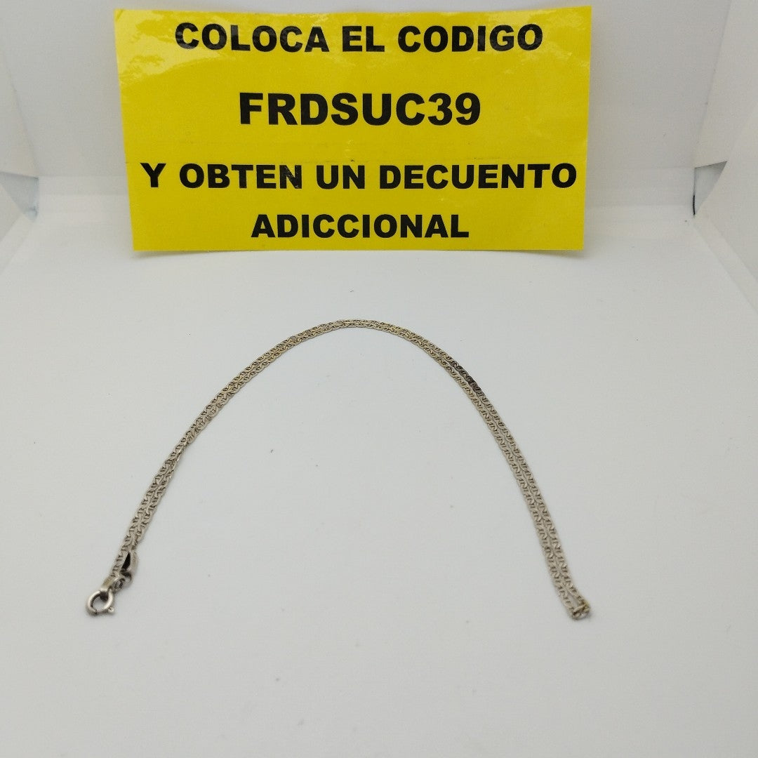 CADENA PLATA 2,30 GRMS (SEMINUEVO)