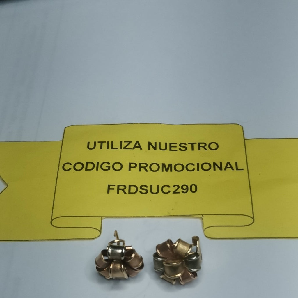 BROQUELES PAR ORO 14 K 3.3 GRMS (SEMINUEVO)