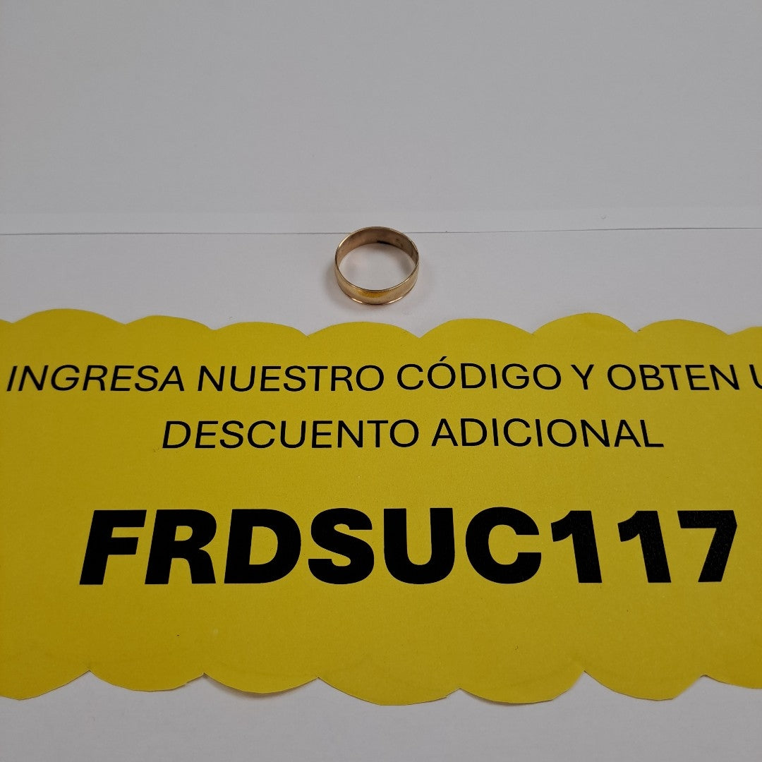 ARGOLLA ORO 10 K 1,80 GRMS (SEMINUEVO)