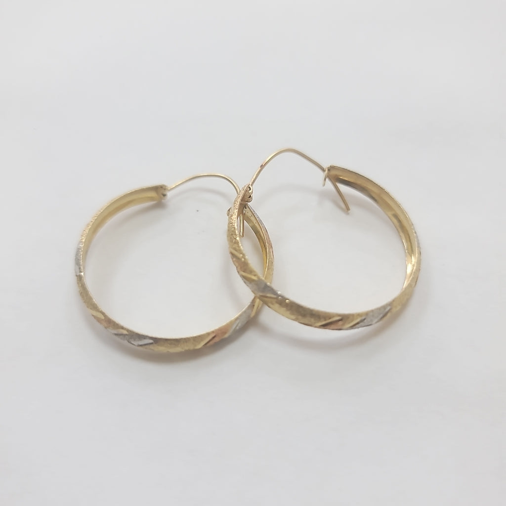 ARRACADAS PAR ORO 10 K 3.6 GRMS (SEMINUEVO)
