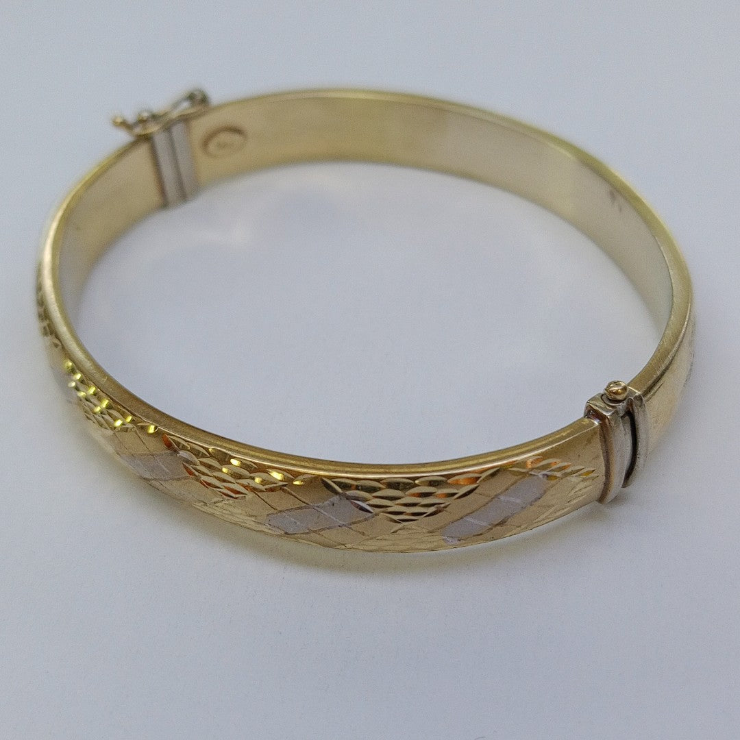 PULSERA RIGIDA ORO 14 K 10.5 GRMS (SEMINUEVO)