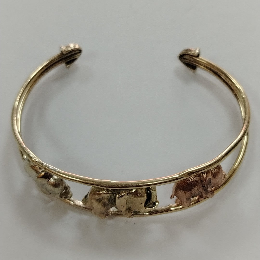 PULSERA ORO, ORO COMBINADO 10 K 10.5 GRMS (SEMINUEVO)