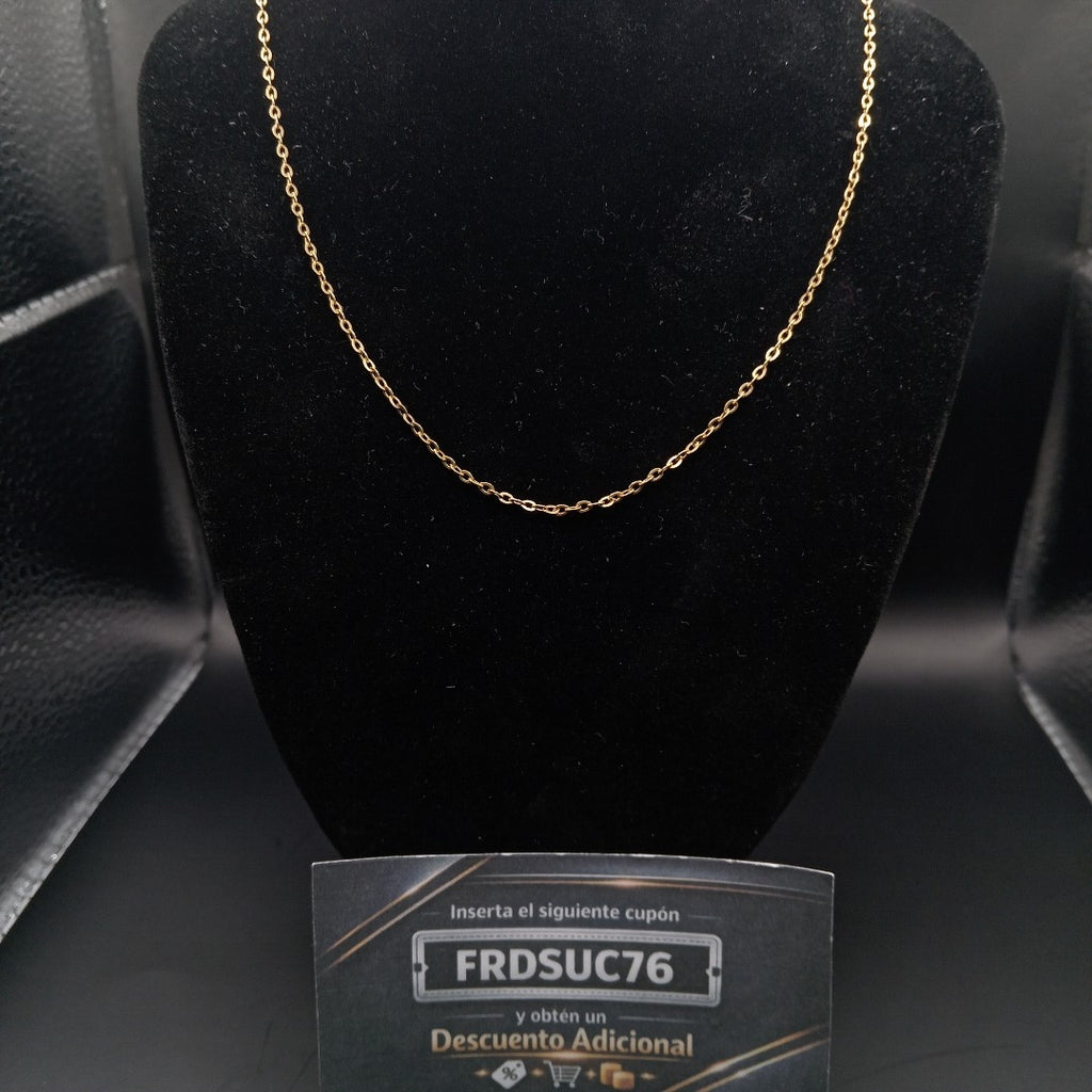 GARGANTILLA ORO 14 K 2.2 GRMS (SEMINUEVO)