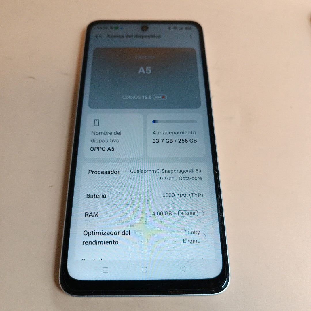 CELULAR OPPO A5 CPH2727 (2025) 256 GB 4 GB RAM