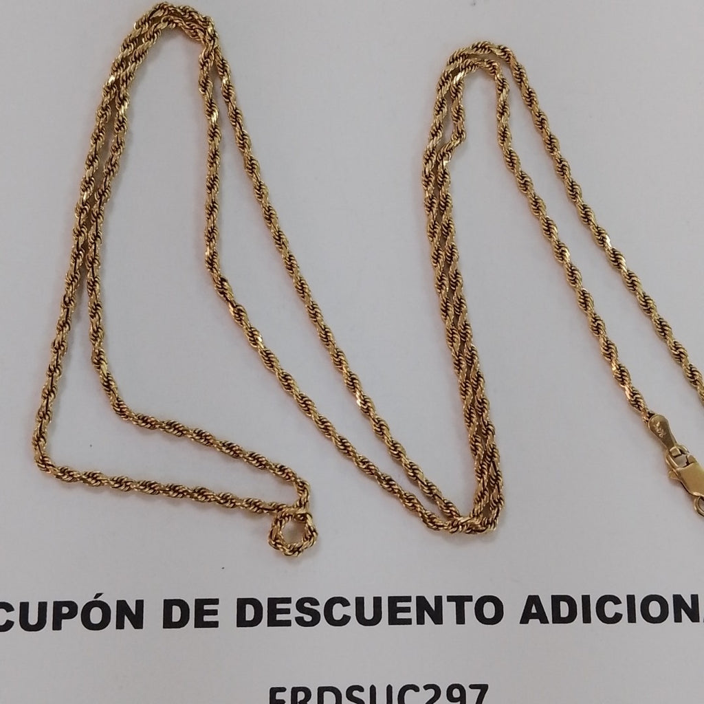 CADENA ORO 14 K 8,90 GRMS (SEMINUEVO)