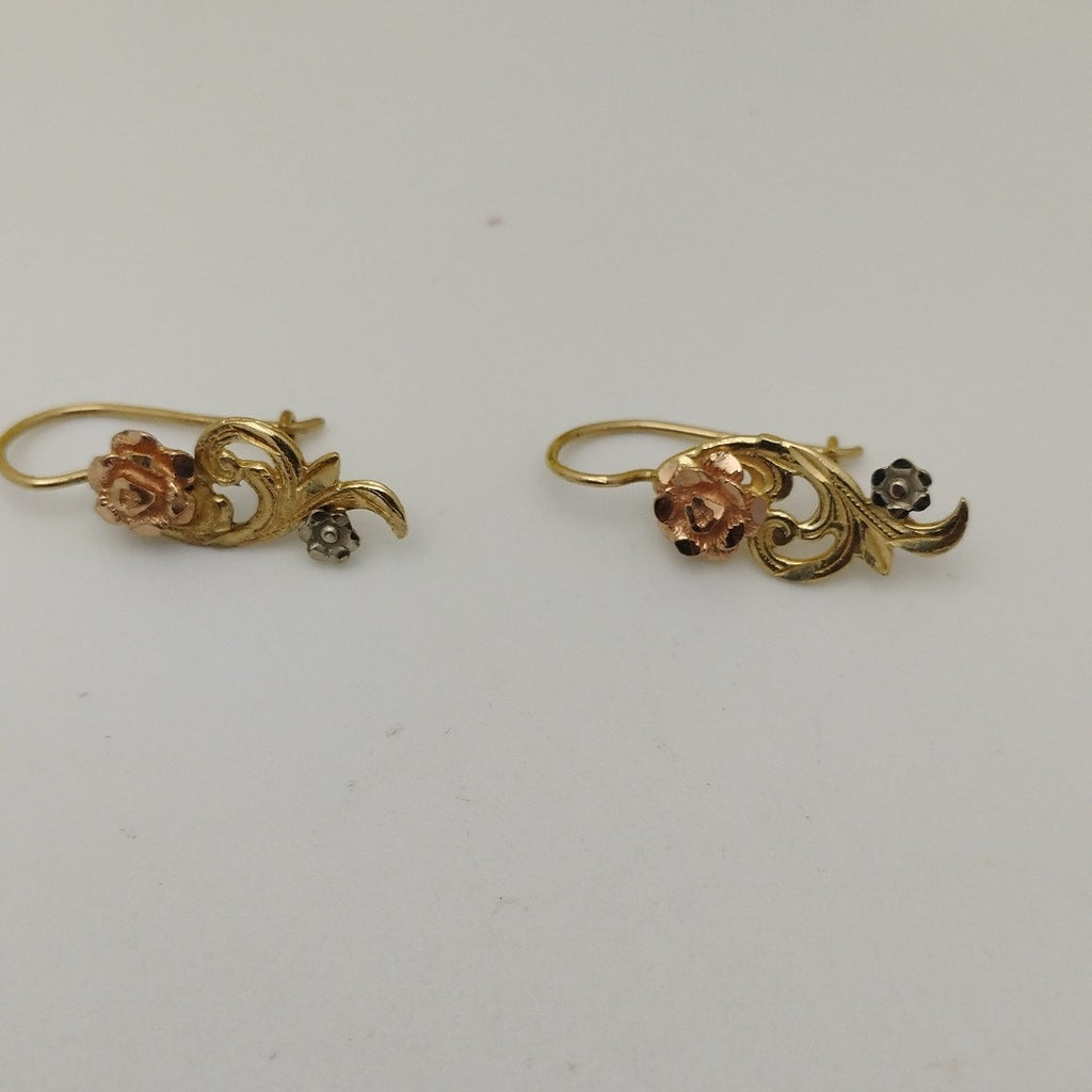ARETES PAR ORO 14 K 2.8 GRMS (SEMINUEVO)