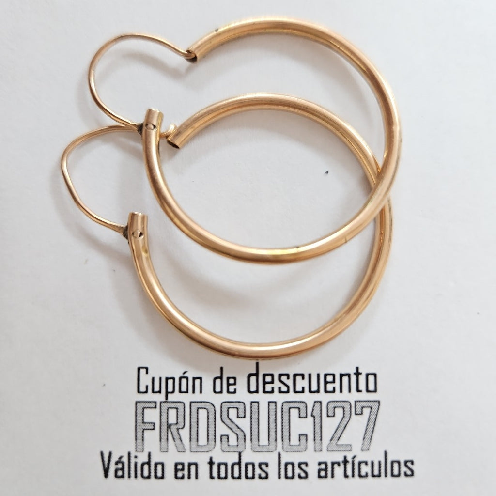ARRACADAS PAR ORO 10 K 2.8 GRMS (SEMINUEVO)