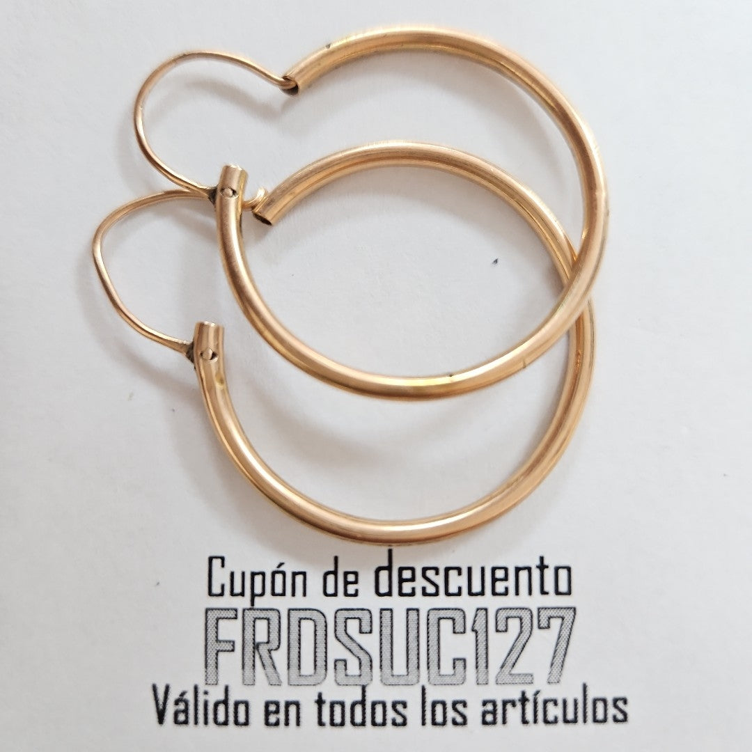ARRACADAS PAR ORO 10 K 2.8 GRMS (SEMINUEVO)