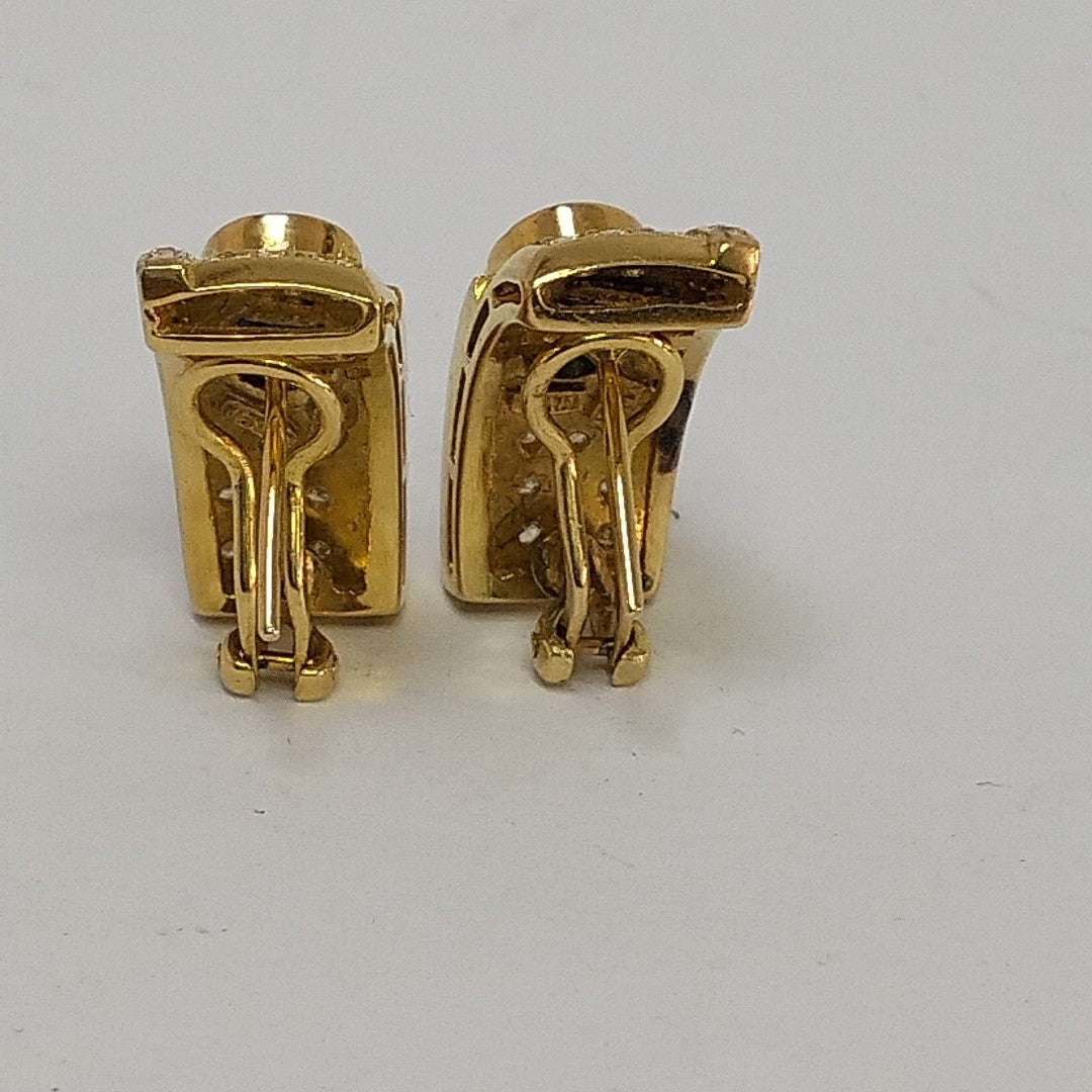 ARETES PAR ORO 14 K 12.3 GRMS (SEMINUEVO)