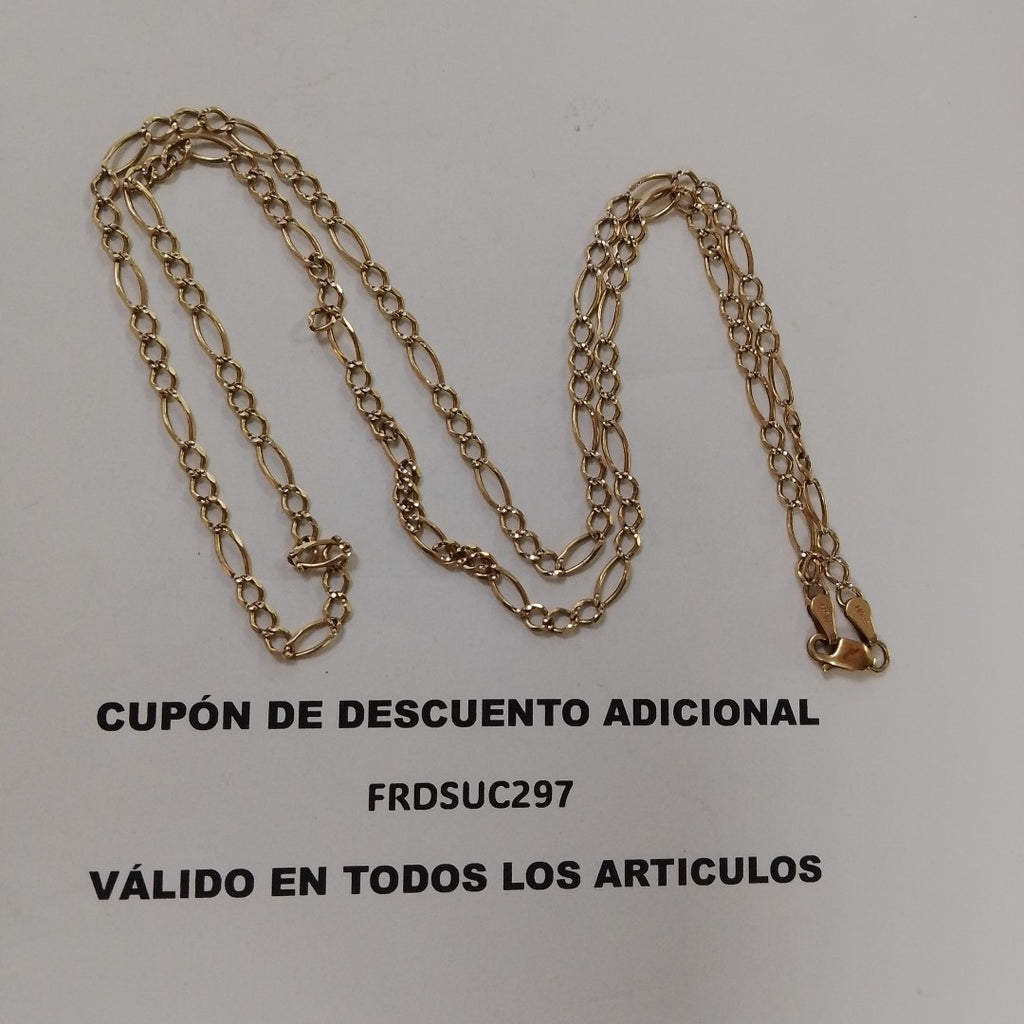 CADENA ORO 14 K 9,50 GRMS (SEMINUEVO)
