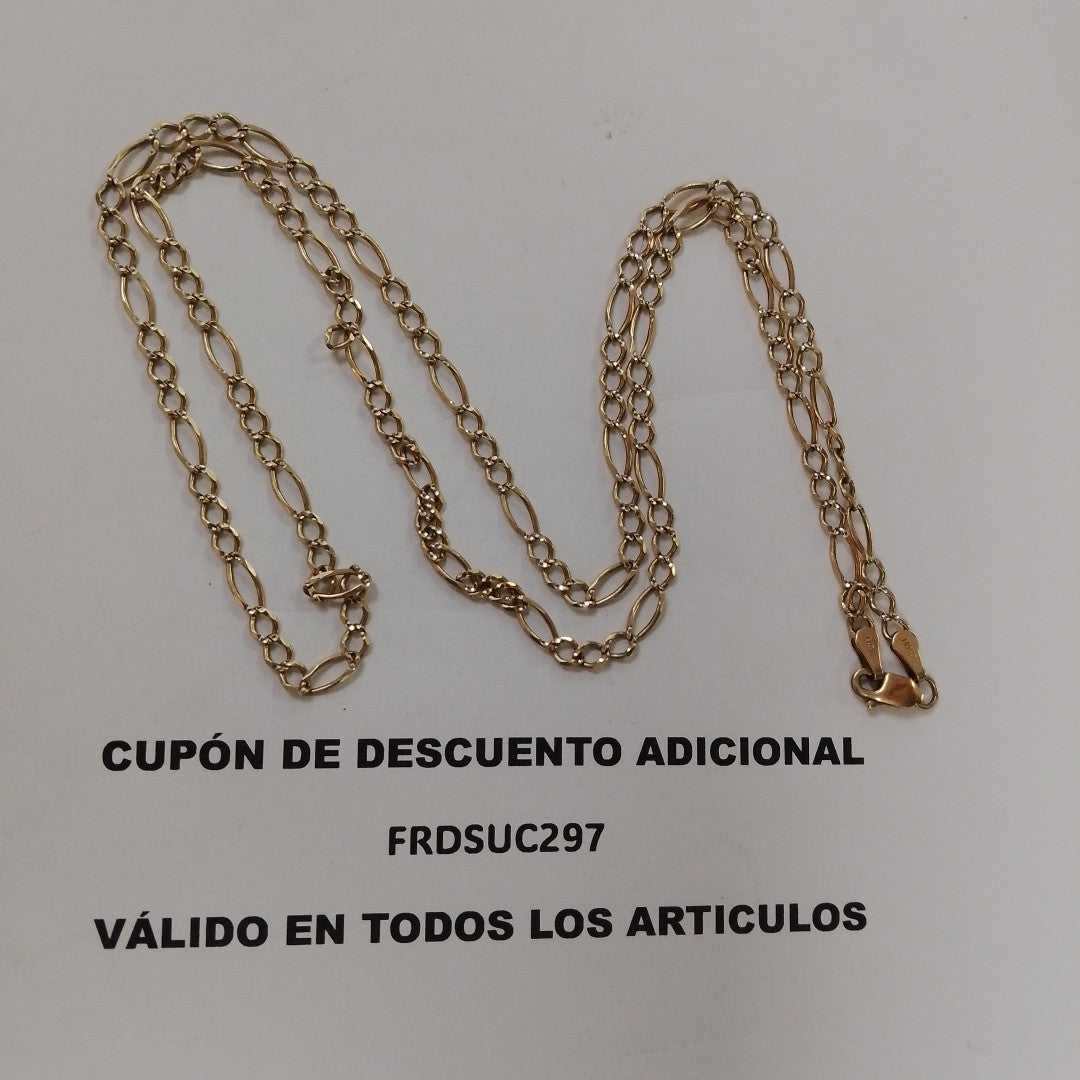 CADENA ORO 14 K 9,50 GRMS (SEMINUEVO)
