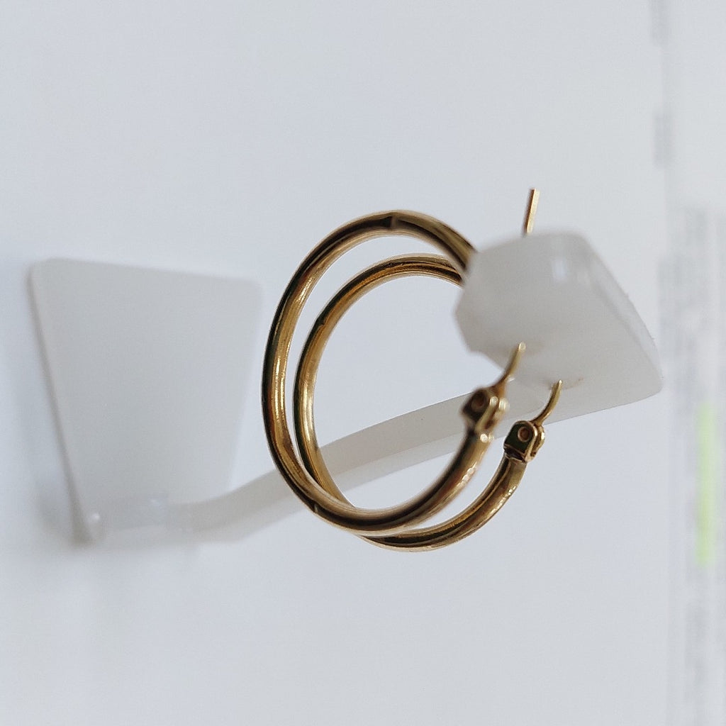 ARRACADAS PAR ORO 14 K 2 GRMS (SEMINUEVO)