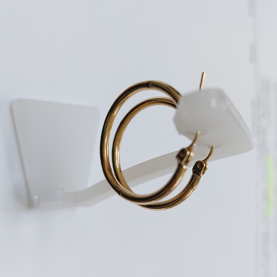 ARRACADAS PAR ORO 14 K 2 GRMS (SEMINUEVO)