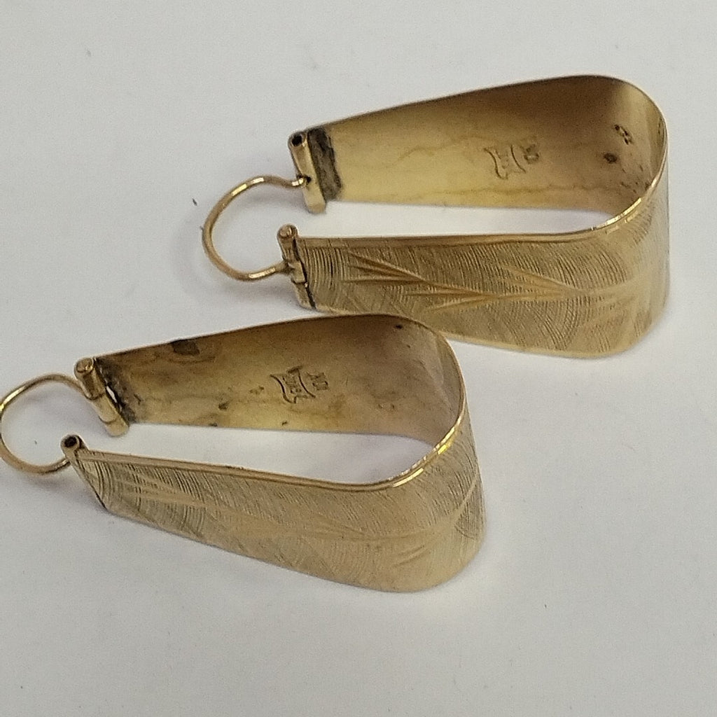 ARRACADAS PAR ORO 8 K 7,20 GRMS (SEMINUEVO)