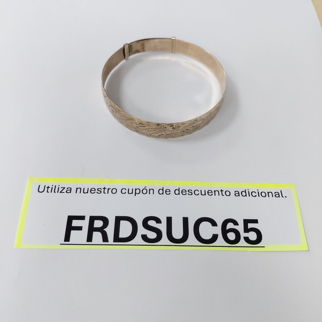 PULSERA RIGIDA ORO 8 K 10.7 GRMS (SEMINUEVO)