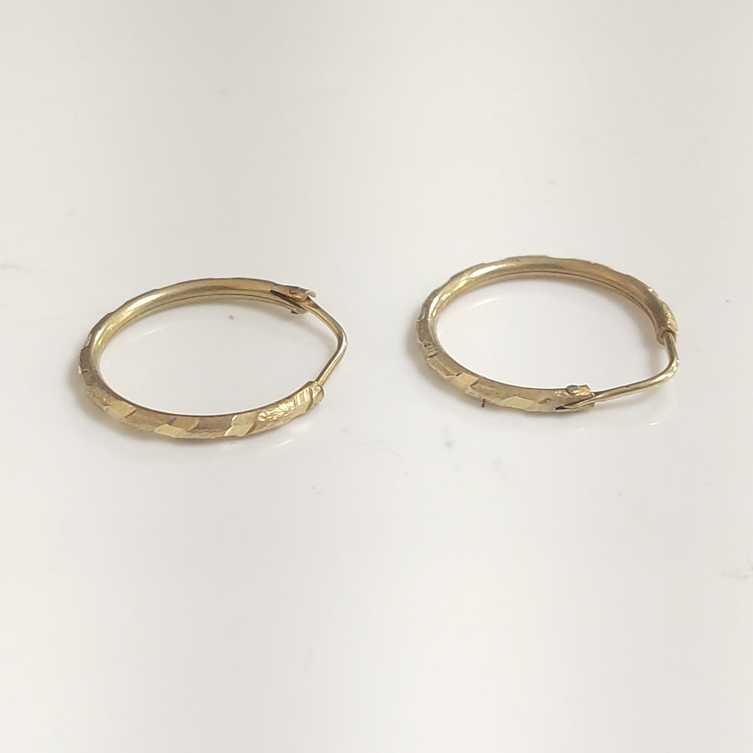 ARRACADAS PAR ORO 10 K 1,30 GRMS (SEMINUEVO)