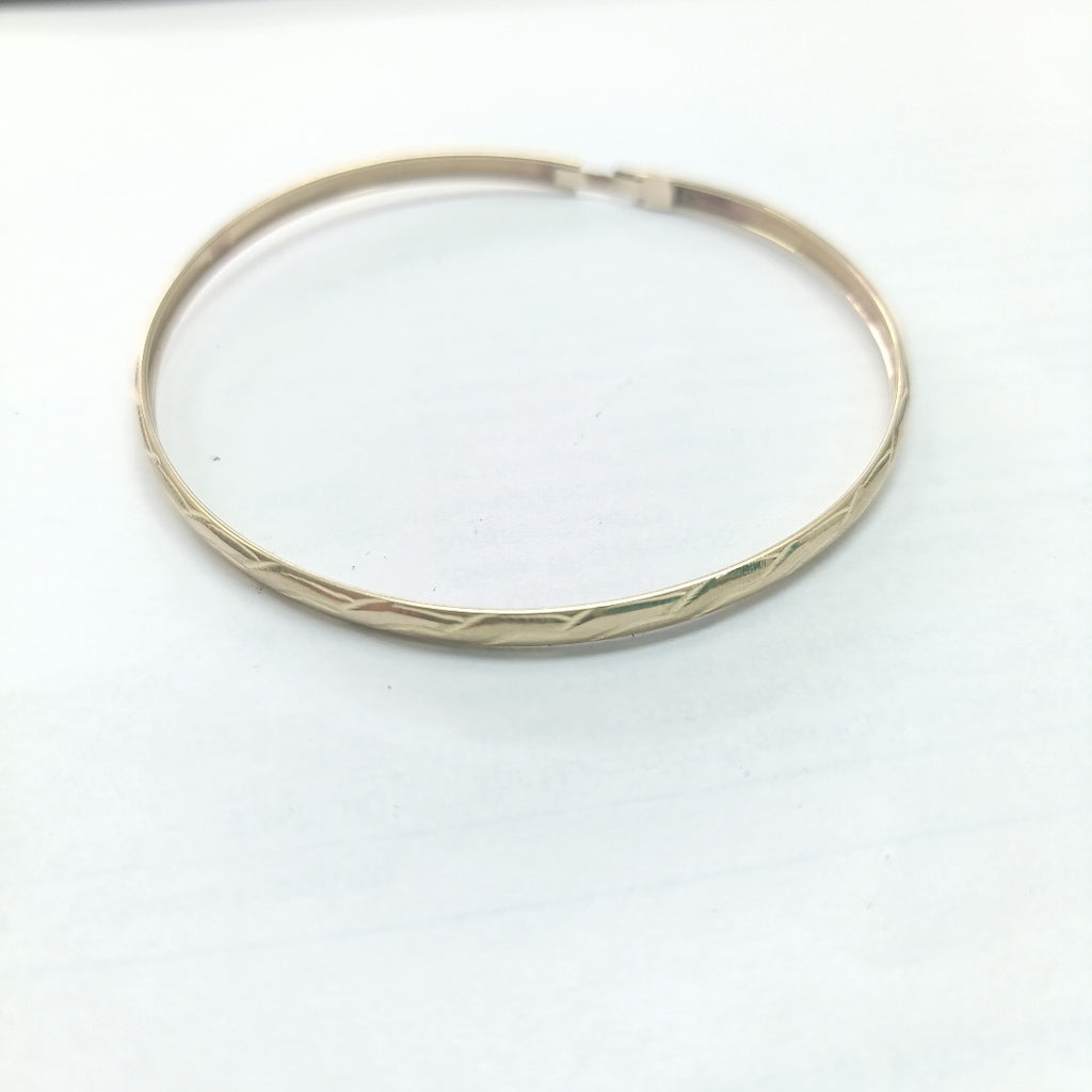 PULSERA RIGIDA ORO 10 K 3,40 GRMS (SEMINUEVO)
