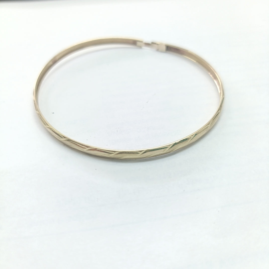 PULSERA RIGIDA ORO 10 K 3,40 GRMS (SEMINUEVO)